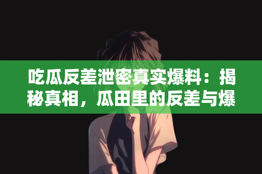 吃瓜反差泄密真实爆料：揭秘真相，瓜田里的反差与爆料
