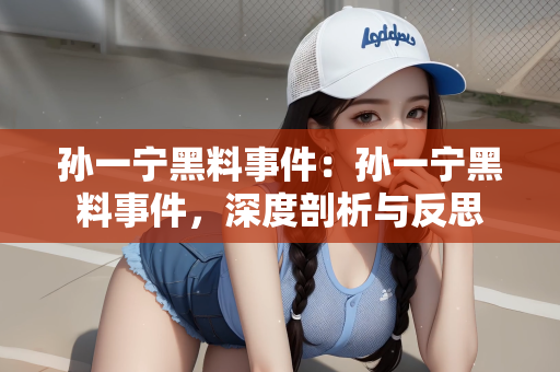 孙一宁黑料事件：孙一宁黑料事件，深度剖析与反思